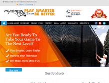 Tablet Screenshot of mytennistools.com